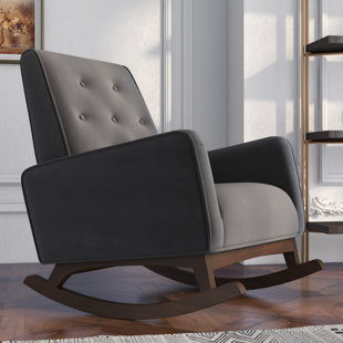 Narrow rocking outlet chair